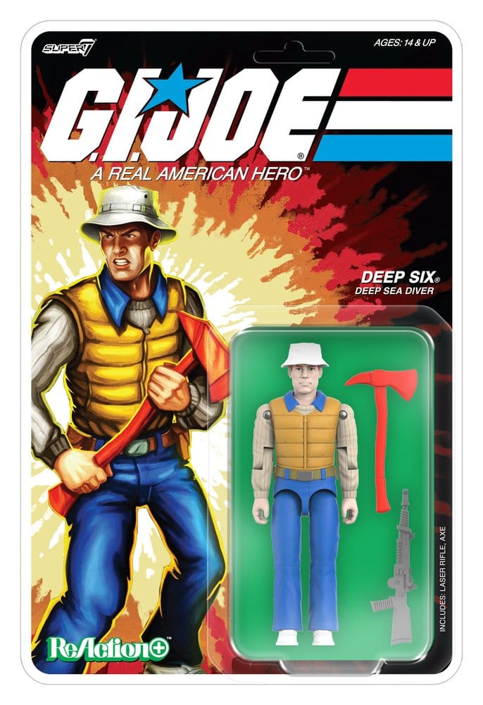 G.I. Joe (Comic) ReAction+ Action Figure Wave 09 Deep Six - MangaShop.ro