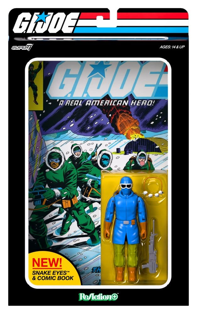 G.I. Joe ReAction+ Action Figure Snake Eyes (Skybound Comic Box Series, Issue #2) - MangaShop.ro