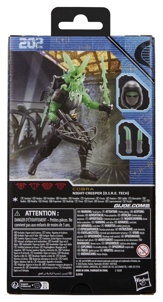 G.I. Joe Classified Series Action Figure #202 Night-Creeper (D.I.R.E. Tech) 15 cm - MangaShop.ro