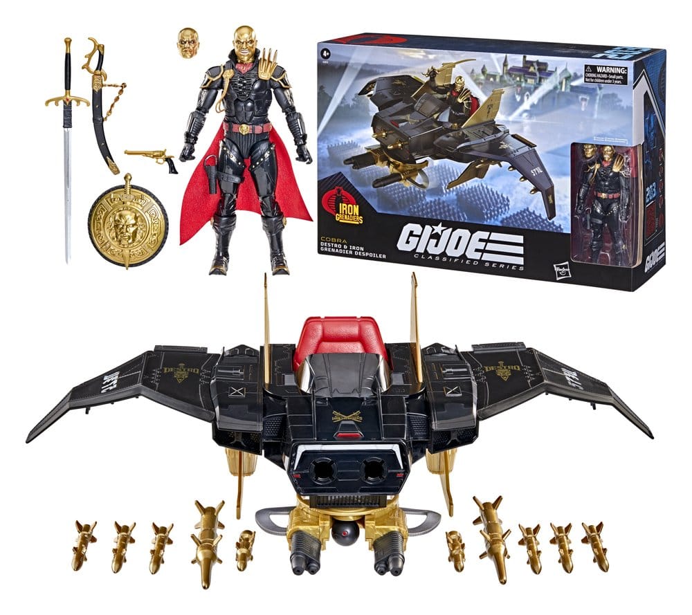 G.I. Joe Classified Series Action Figure and Vehicle Set #203 Destro & Iron Grenadier Despoiler 15 cm - MangaShop.ro