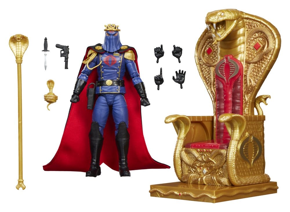G.I. Joe Classified Series Action Figure Cobra Commander in Dress Uniform & Throne 15 cm - MangaShop.ro