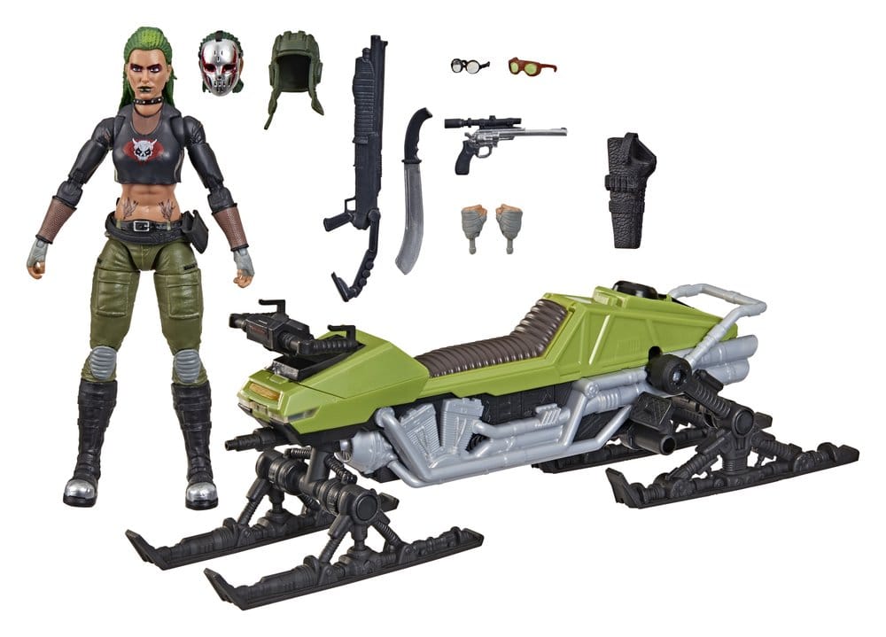 G.I. Joe Classified Series Action Figure and Vehicle Set #194 Zanya and Dreadnok Chameleon (Swamp Skier) 15 cm - MangaShop.ro