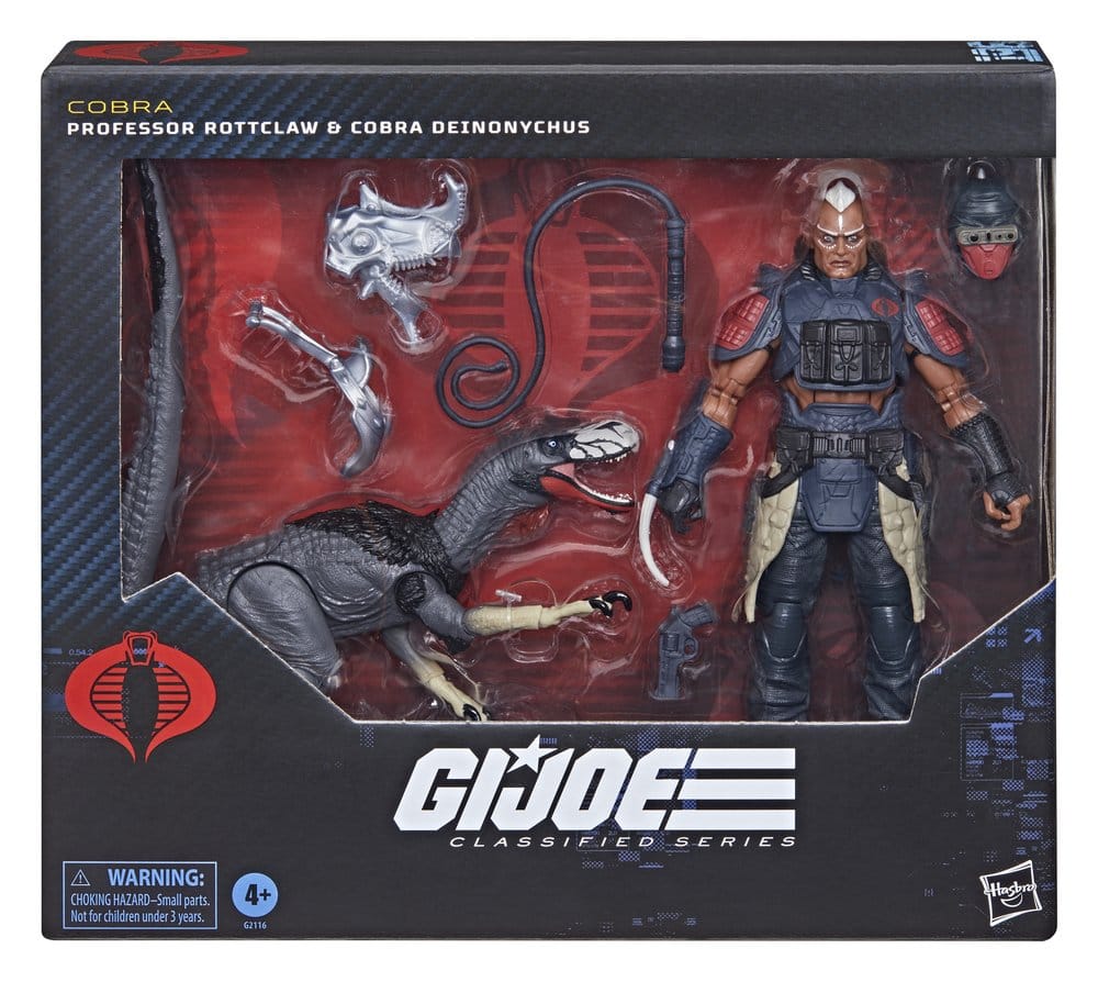 G.I. Joe Classified Series Action Figure 2-Pack #196 Professor Rottclaw & Cobra Deinonychus 15 cm - MangaShop.ro