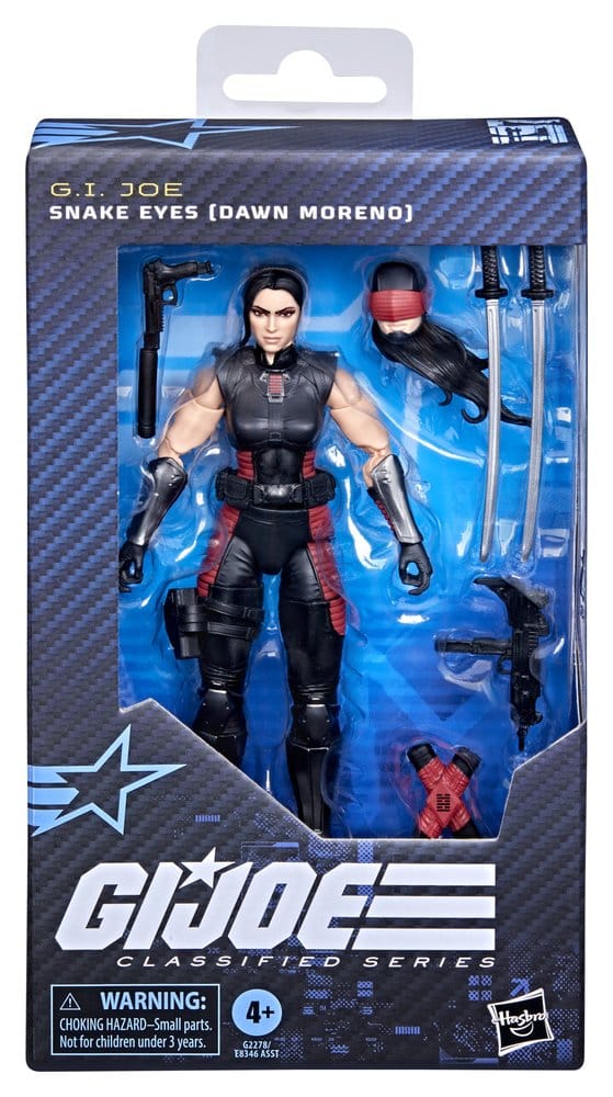 G.I. Joe Classified Series Action Figure Snake Eyes (Dawn Moreno) 15 cm - MangaShop.ro
