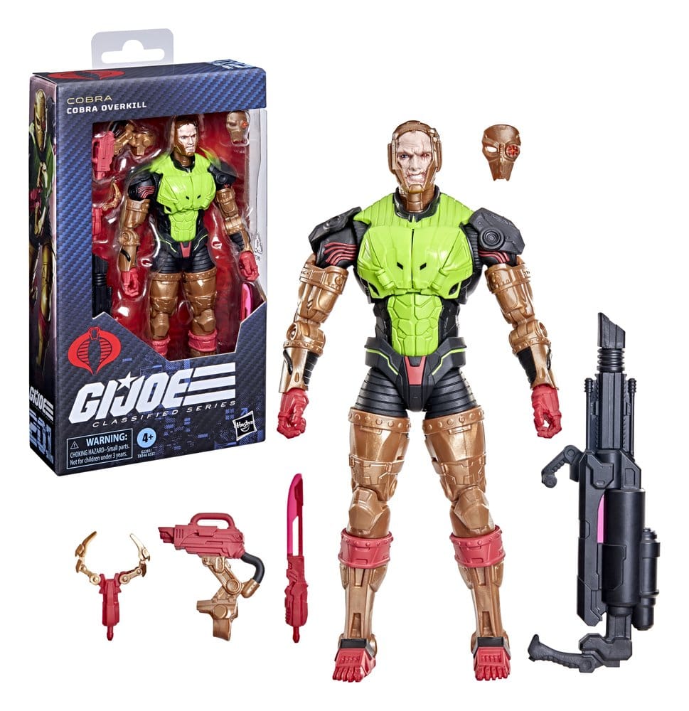 G.I. Joe Classified Series Action Figure #201 Cobra Overkill 15 cm - MangaShop.ro