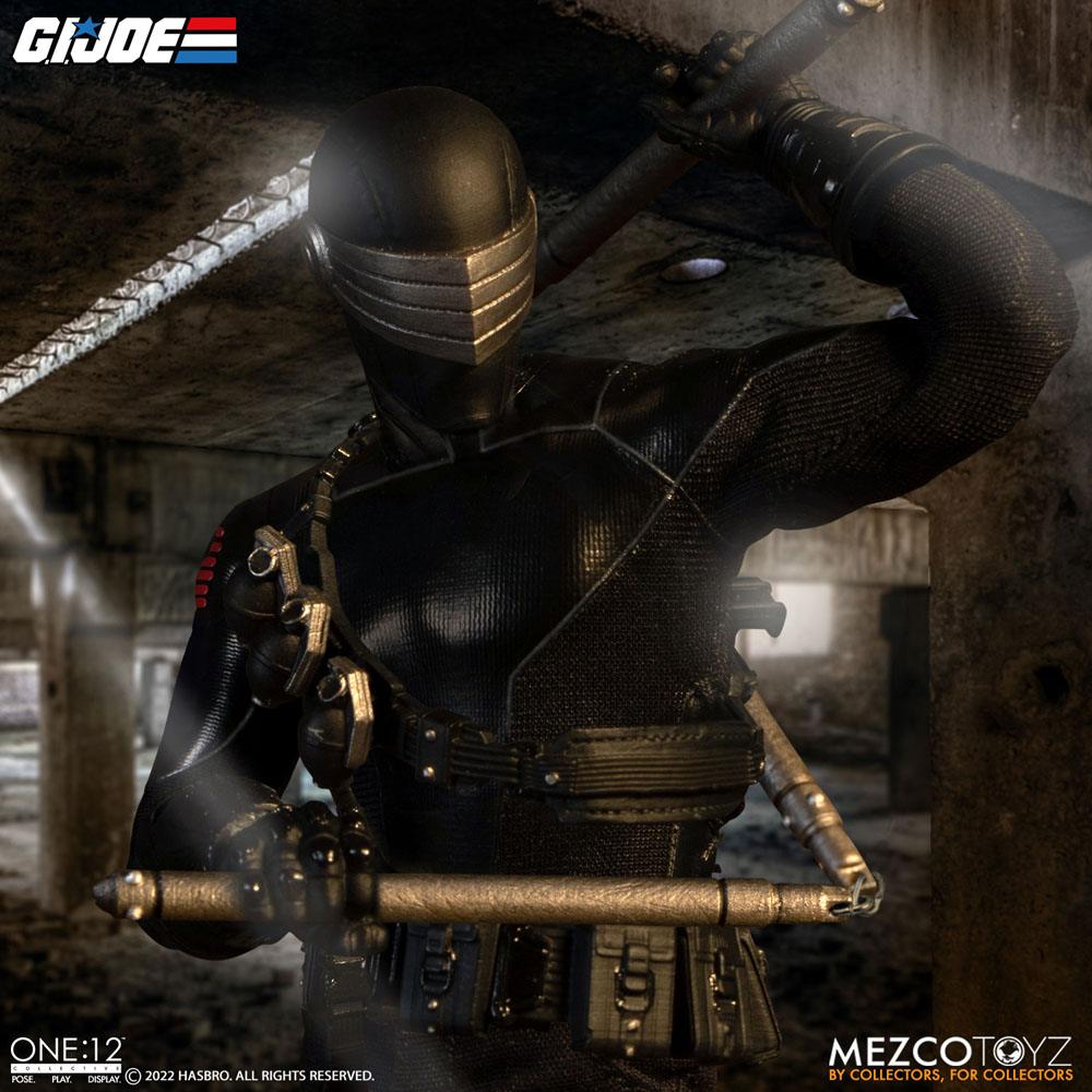 G.I. Joe Light-Up Action Figure 1/12 Snake Eyes Deluxe Edition 17 cm - MangaShop.ro