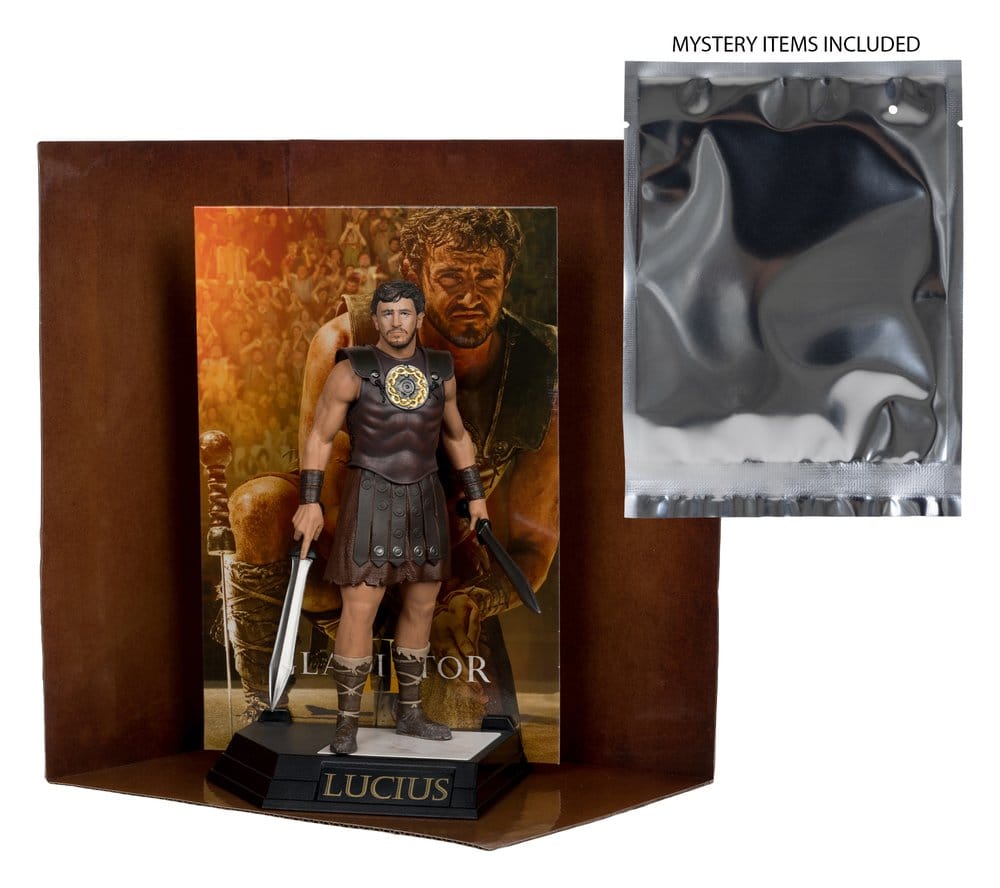 Gladiator II Movie Maniacs Action Figure Lucius 16 cm - MangaShop.ro
