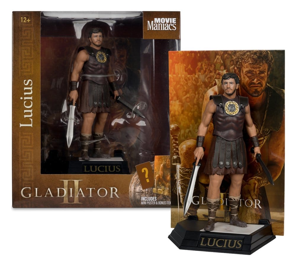 Gladiator II Movie Maniacs Action Figure Lucius 16 cm - MangaShop.ro