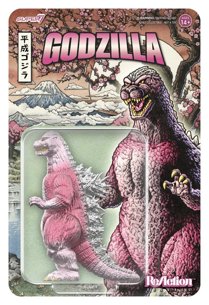 Godzilla Toho ReAction Action Figure Godzilla '89 (Cherry Blossom Festival) - MangaShop.ro