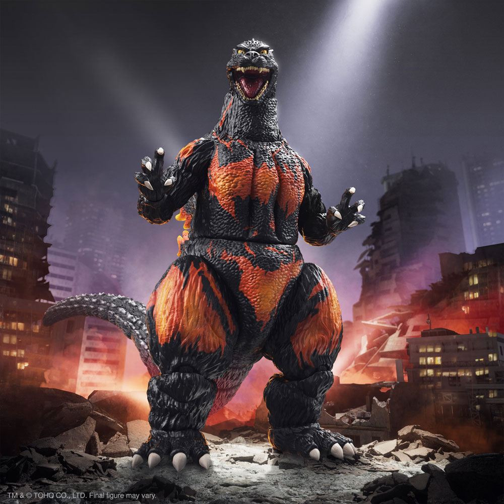 Toho Ultimates Action Figure Burning Godzilla 1995 20 cm - MangaShop.ro