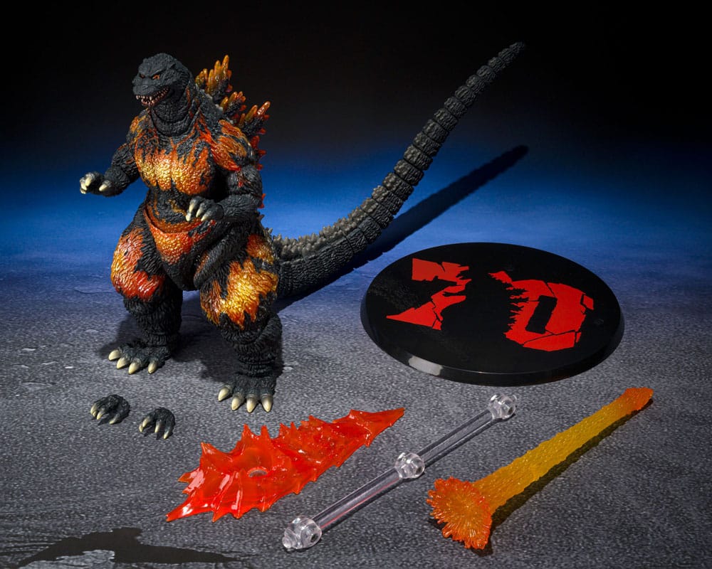 Godzilla vs. Destoroyah S.H. MonsterArts Action Figure Godzilla 1995 70th Anniversary Special Ver. 16 cm - MangaShop.ro