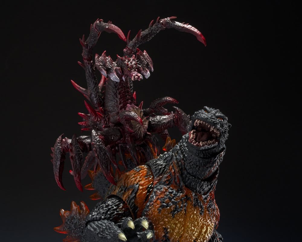 Godzilla vs. Destroyah S.H.MonsterArts Action Figure Godzilla Jr & Destoroyah Evolution Set - MangaShop.ro