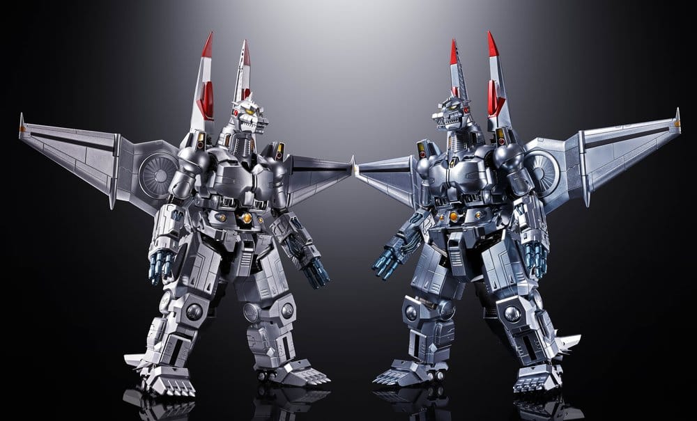 Godzilla Chogokin Diecast Action Figure Mechagodzilla (Ohrai Noriyoshi poster Ver.) 17 cm - MangaShop.ro