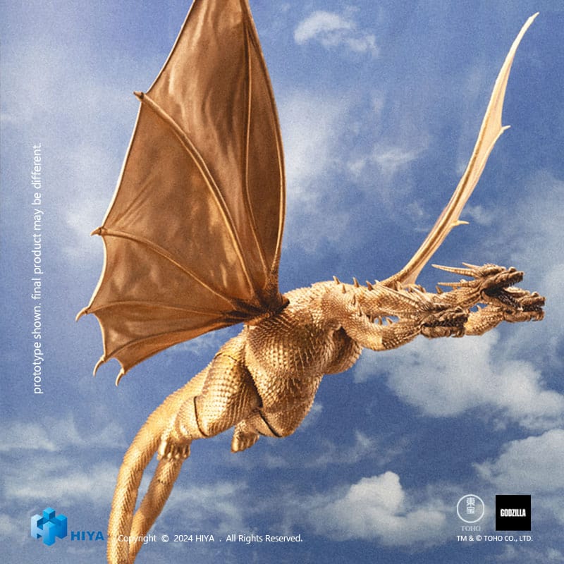 Godzilla Exquisite Basic Action Figure Godzilla vs King Ghidorah King Ghidorah 25 cm - MangaShop.ro