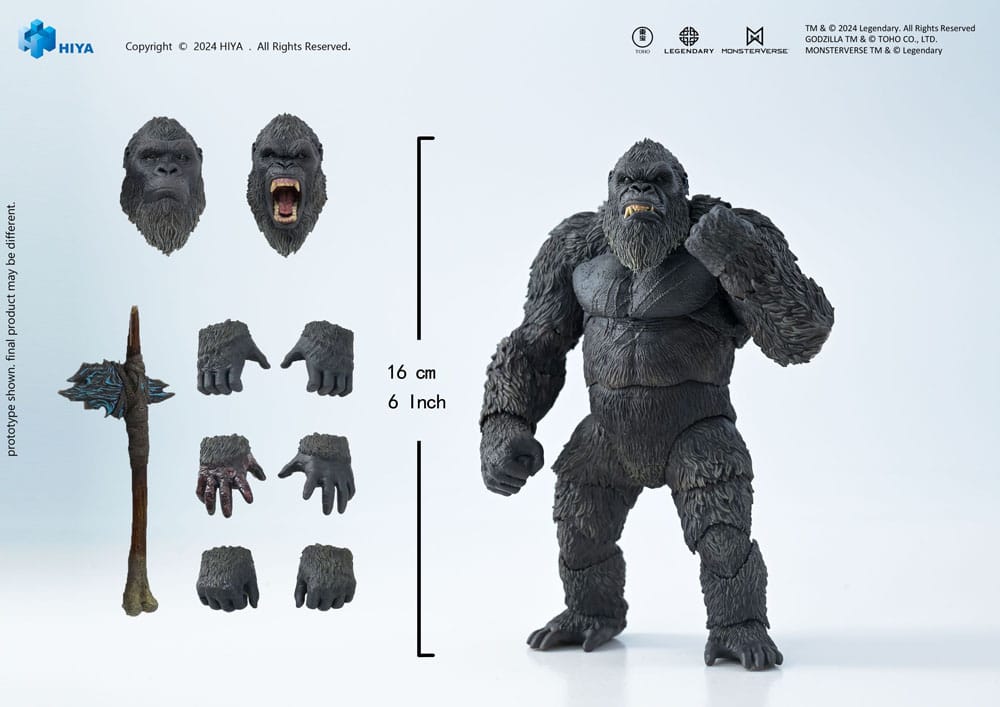 Godzilla x Kong: The New Empire Exquisite Basic Action Figure Kong 16 cm - MangaShop.ro