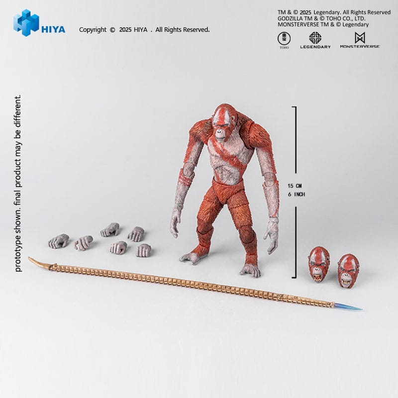 Godzilla x Kong The New Empire Exquisite Basic Action Figure Skar King 15 cm - MangaShop.ro