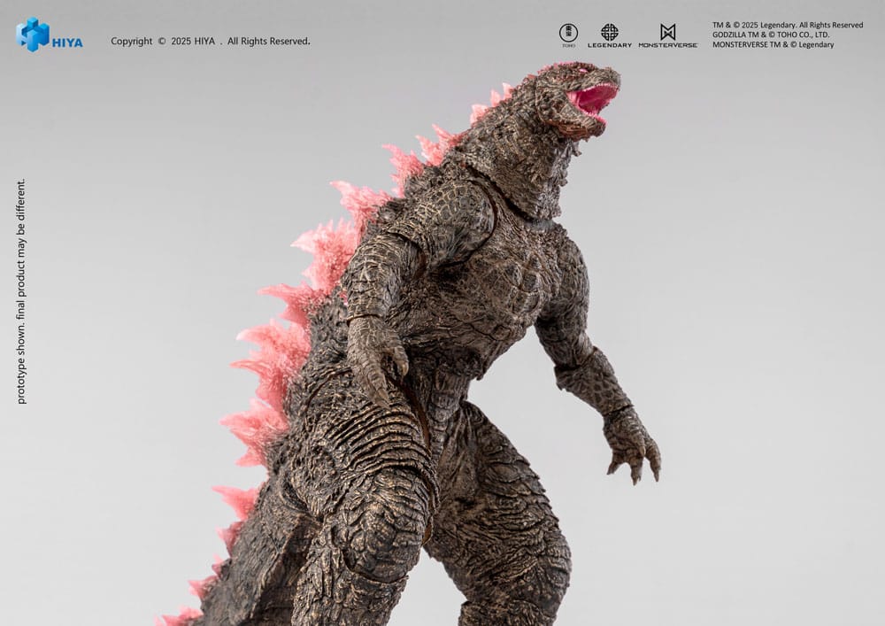 Godzilla x Kong The New Empire Exquisite Basic Action Figure Heat Ray Godzilla Evolved Ver. 18 cm - MangaShop.ro