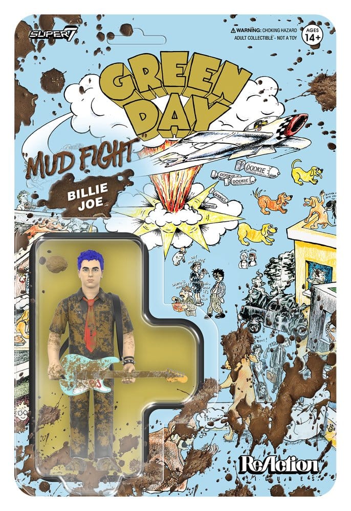 Green Day ReAction Action Figure Wave 01 Billie Joe Armstrong (Mud Fight) - MangaShop.ro