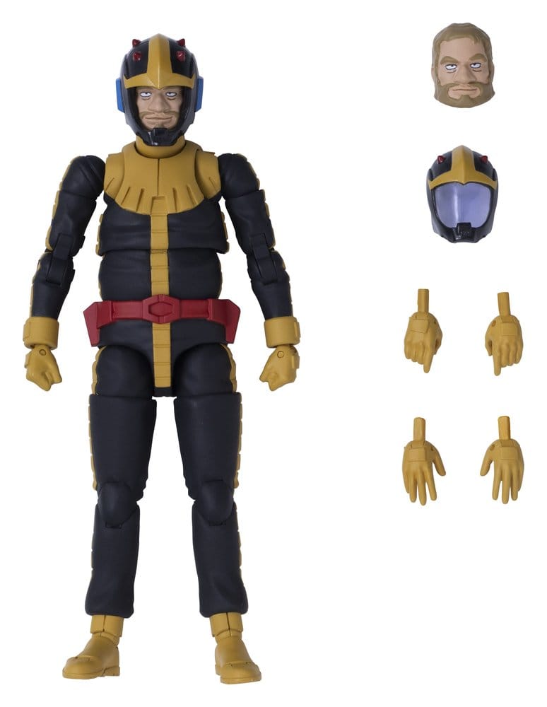Mobile Suit Gundam G.M.G. Collection 13 Action Figure Principality of Zeon Black Tri-Stars Gaia Normal Suit Ver. 10 cm - MangaShop.ro