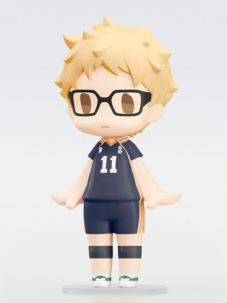 Haikyu!! HELLO! GOOD SMILE Action Figure Kei Tsukishima 10 cm - MangaShop.ro