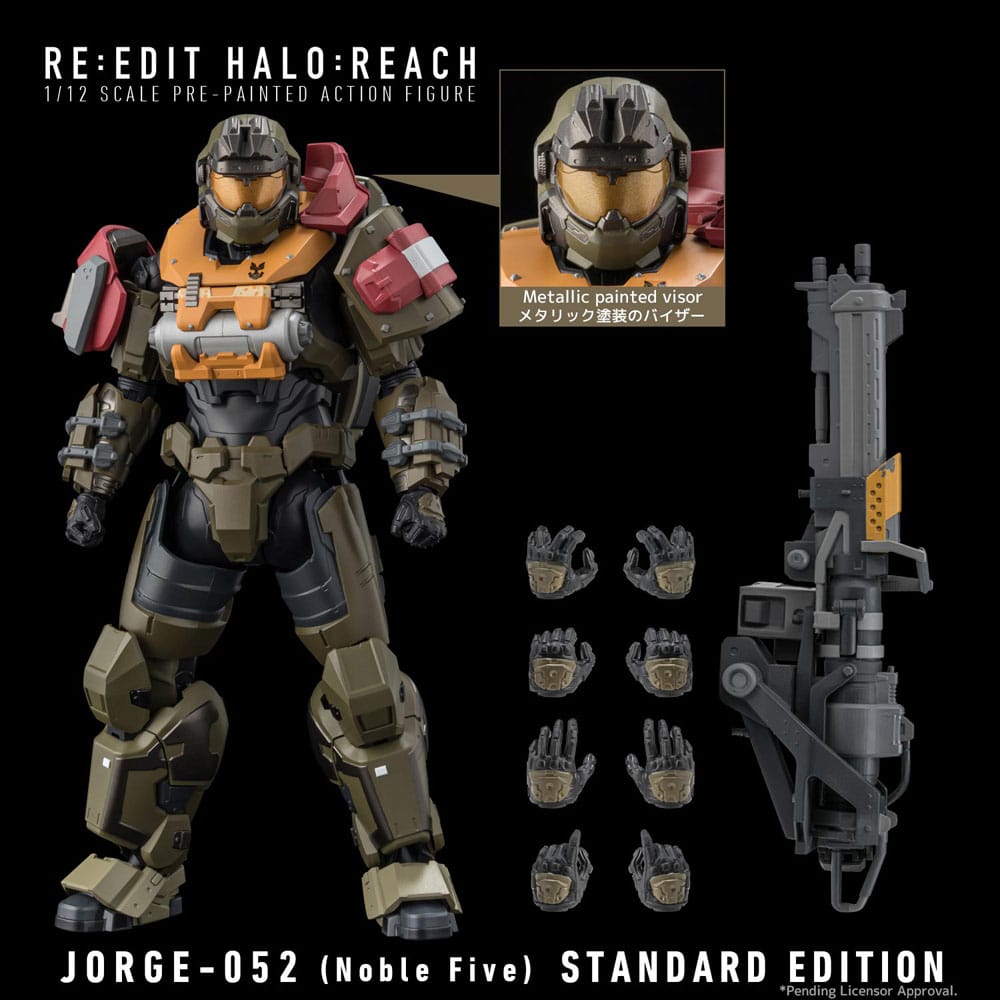 Halo: Reach Action Figure 1/12 Jorge-052 (Noble Four) 19 cm - MangaShop.ro