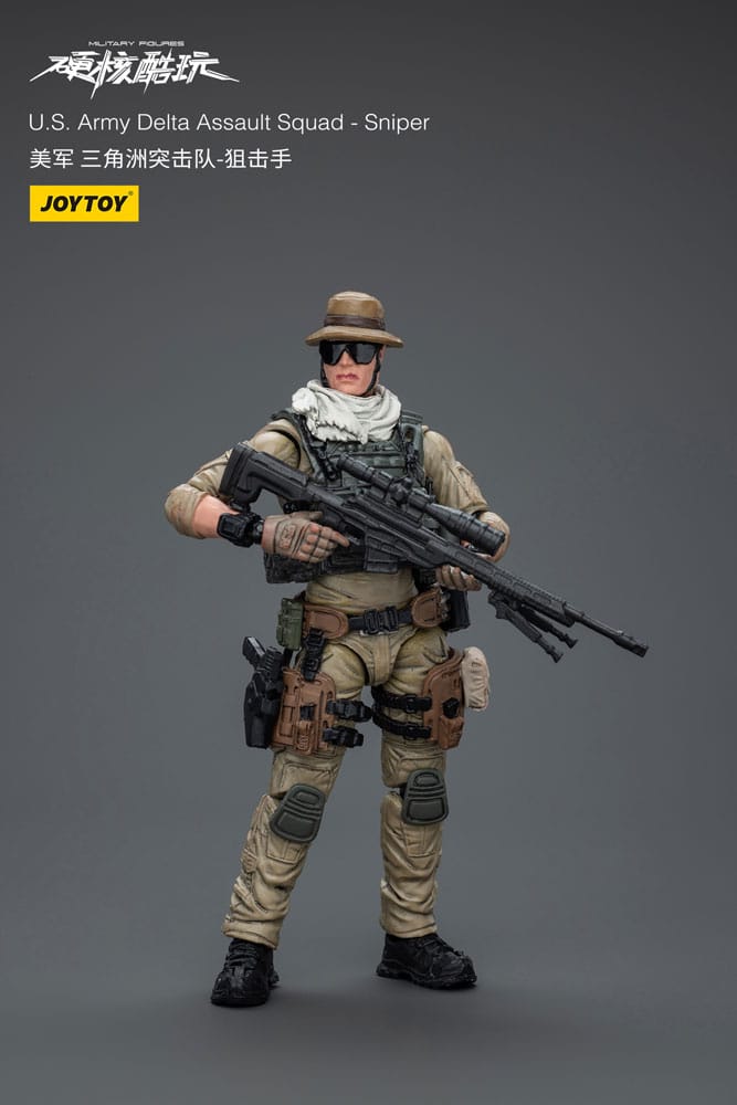 Hardcore Coldplay Action Figure 1/18 U.S. Army Delta Assault Squad Sniper 11 cm - MangaShop.ro