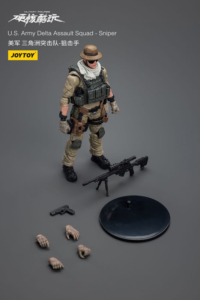 Hardcore Coldplay Action Figure 1/18 U.S. Army Delta Assault Squad Sniper 11 cm - MangaShop.ro
