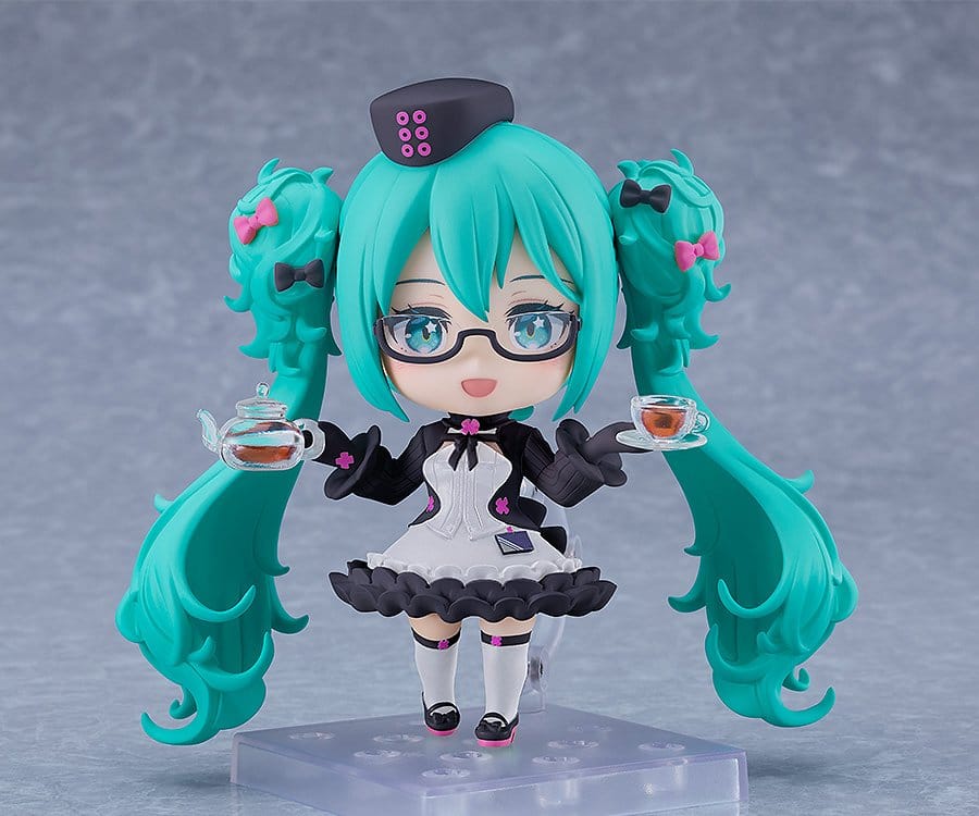 Character Vocal Series 01: Hatsune Miku Nendoroid Action Figure Hatsune Miku: Glasses x Café Ver. 10 cm - MangaShop.ro