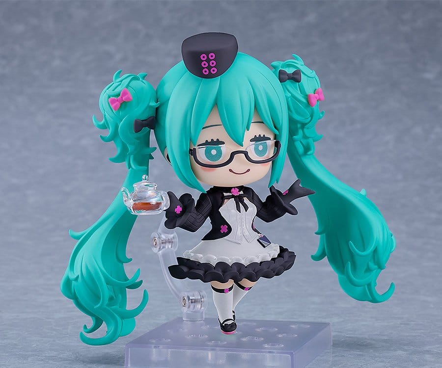 Character Vocal Series 01: Hatsune Miku Nendoroid Action Figure Hatsune Miku: Glasses x Café Ver. 10 cm - MangaShop.ro