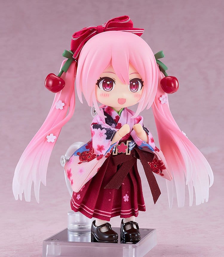 Character Vocal Series 01: Hatsune Miku Nendoroid Doll Sakura Miku: Hirohako 2025 Ver. (Hirosaki) - MangaShop.ro