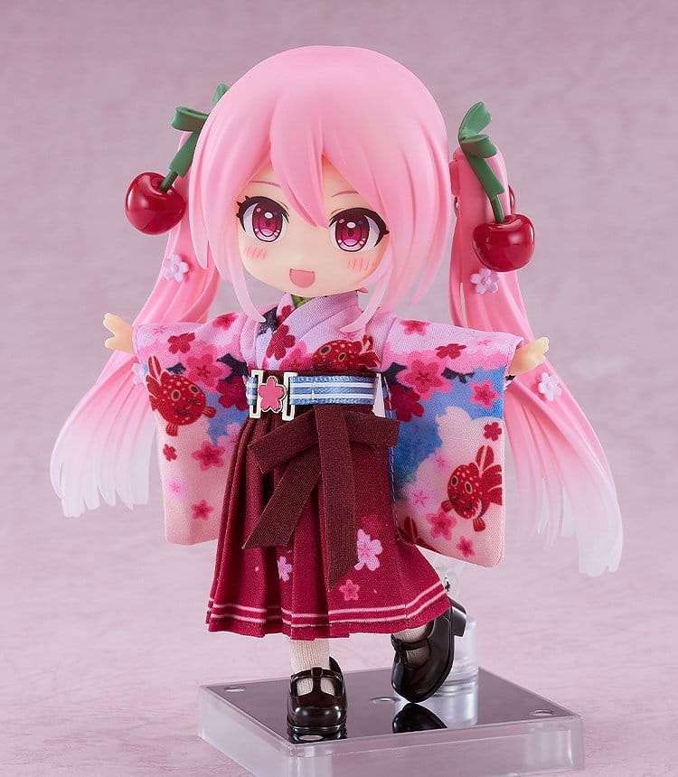 Character Vocal Series 01: Hatsune Miku Nendoroid Doll Sakura Miku: Hirohako 2025 Ver. (Hirosaki) - MangaShop.ro