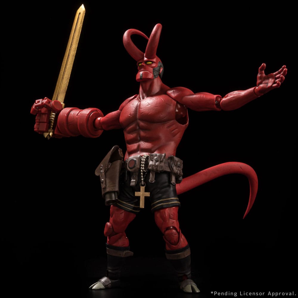 Hellboy Action Figure 1/12 Hellboy 30th Anniversary Edition 19 cm - MangaShop.ro