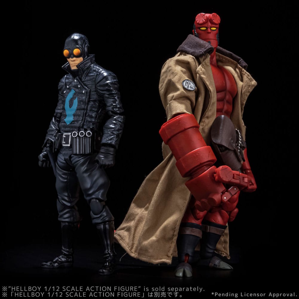 Hellboy Action Figure 1/12 Lobster Johnson 17 cm - MangaShop.ro
