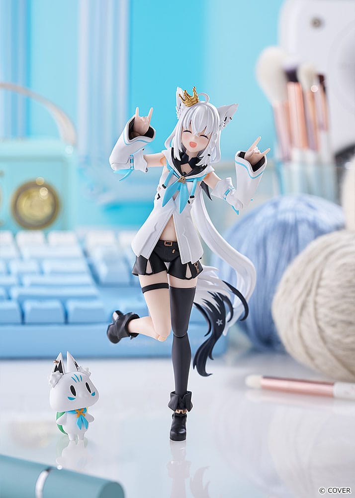 Hololive Production Figma Action Figure Shirakami Fubuki 15 cm - MangaShop.ro