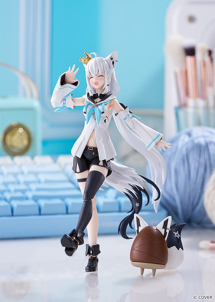 Hololive Production Figma Action Figure Shirakami Fubuki 15 cm - MangaShop.ro