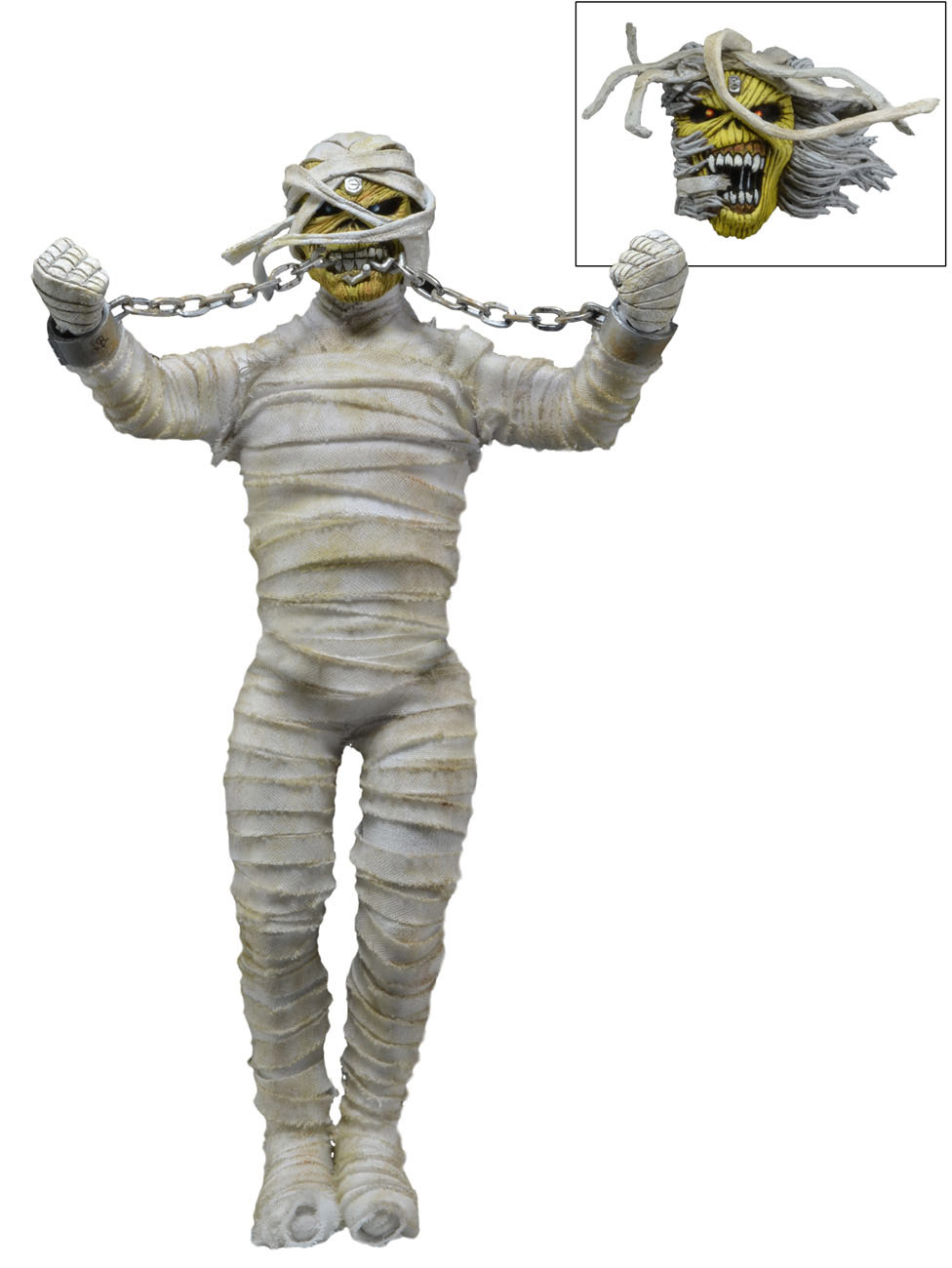 Iron Maiden Retro Action Figure Mummy Eddie 20 cm - MangaShop.ro