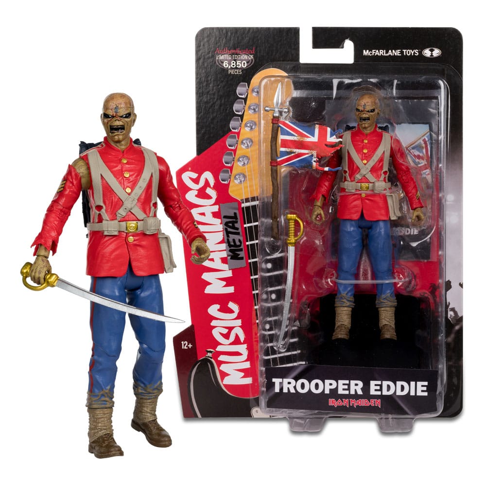 Metal Music Maniacs Action Figure Wave 2 Trooper Eddie (Iron Maiden) 15 cm - MangaShop.ro
