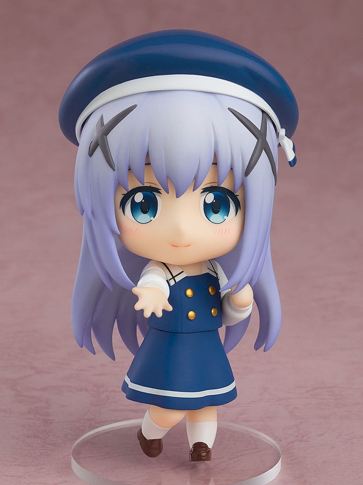Is the Order a Rabbit Nendoroid Action Figure Chino: Winter Uniform Ver. 10 cm - MangaShop.ro