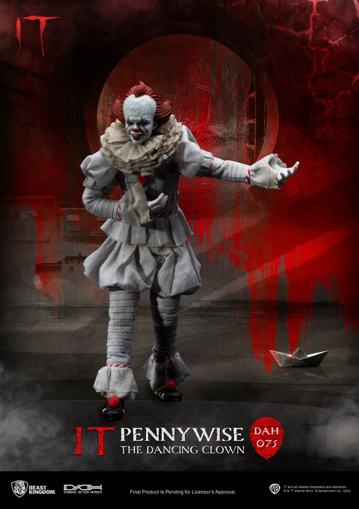 Stephen Kings It Dynamic 8ction Heroes Action Figure 1/9 Pennywise 21 cm - MangaShop.ro
