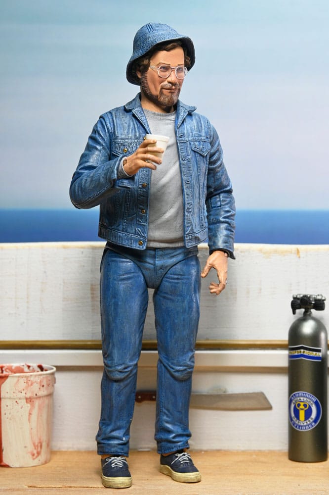 Jaws Action Figure Ultimate Matt Hooper Amity Arrival 50th Anniversary 18 cm - MangaShop.ro