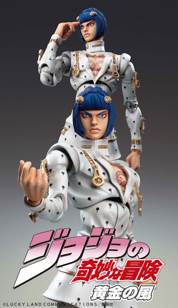JoJo's Bizarre Adventure Part5 Golden Wind Action Figure Chozokado Bruno Bucciarati 15 cm (3rd-run) - MangaShop.ro