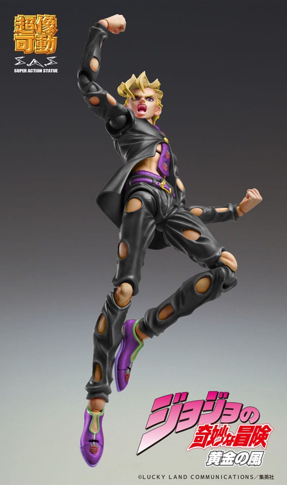 JoJo's Bizarre Adventure Part 5: Golden Wind Action Figure Chozokado (Pannacotta Fugo Ver. Black) 15 cm - MangaShop.ro