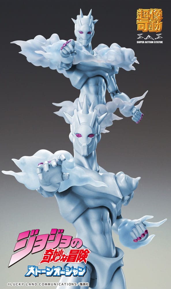 JoJo's Bizarre Adventure Part 6 Stone Ocean Super Action Action Figure Chozokado W·R 17 cm - MangaShop.ro