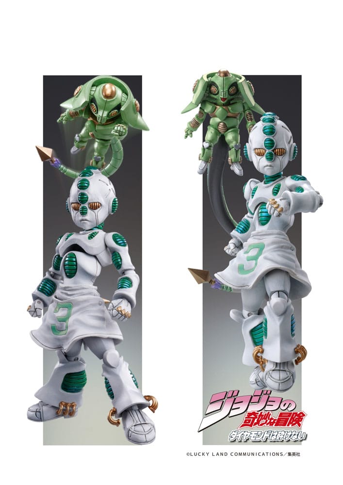JoJo's Bizarre Adventure Part 4: Diamond is unbreakable Action Figure Statue Chozokado Ec (Act 2) & Ec (Act 3) (re-run) 8 cm - MangaShop.ro