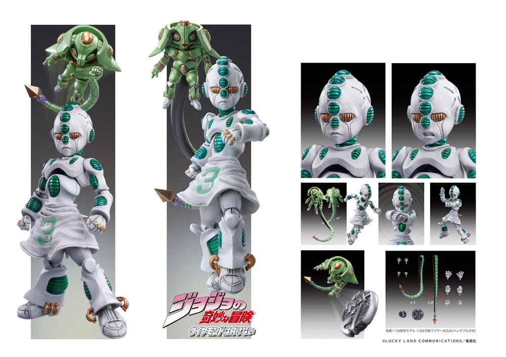 JoJo's Bizarre Adventure Part 4: Diamond is unbreakable Action Figure Statue Chozokado Ec (Act 2) & Ec (Act 3) (re-run) 8 cm - MangaShop.ro
