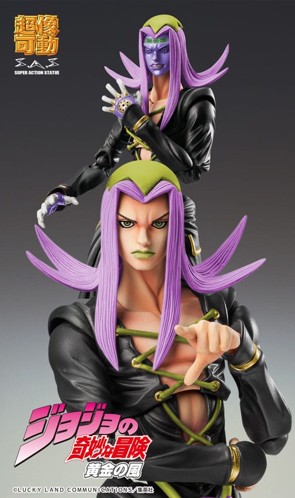 JoJo's Bizarre Adventure Part 5 Super Action Action Figure Chozokado Leone Abbacchio Black Ver. 16 cm - MangaShop.ro