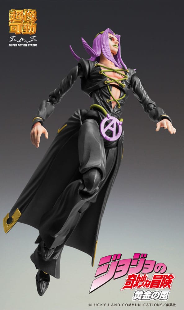 JoJo's Bizarre Adventure Part 5 Super Action Action Figure Chozokado Leone Abbacchio Black Ver. 16 cm - MangaShop.ro