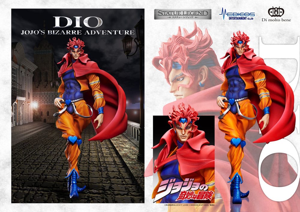 JoJo's Bizarre Adventure Part3 Statue Legend PVC Statue Dio 17 cm (re-run) - MangaShop.ro