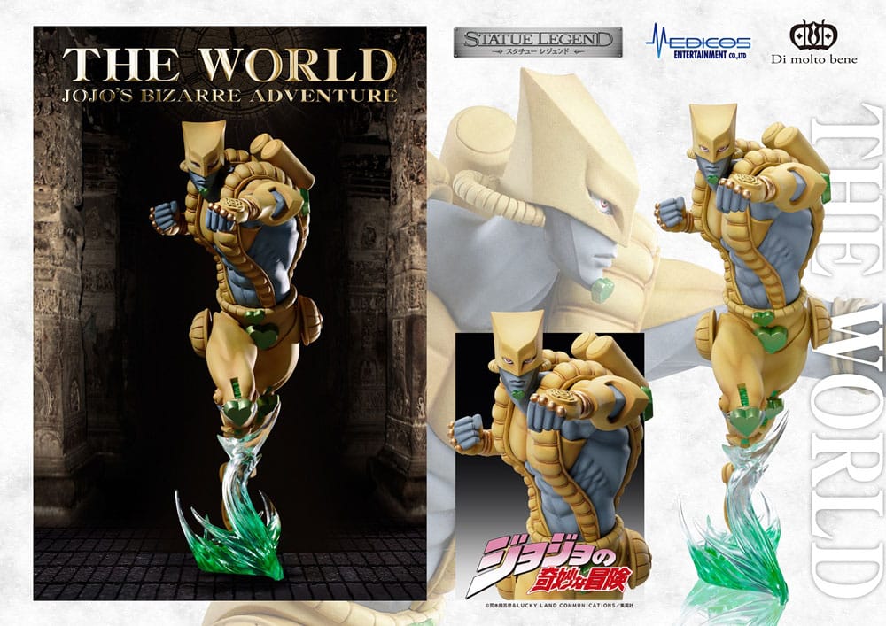 JoJo's Bizarre Adventure Part3 Statue Legend PVC Statue The World 16 cm (re-run) - MangaShop.ro