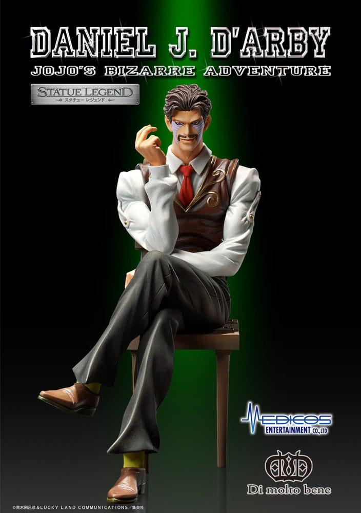 JoJo's Bizarre Adventure Part 3 Statue Legend PVC Statue Daniel J. D'Arby 14 cm - MangaShop.ro